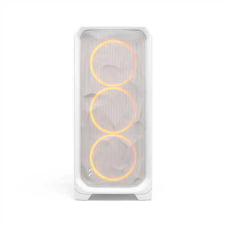 Fractal Design Meshify 3 | White RGB TG Clear Tint | Mid-Tower | Power supply included No | ATX