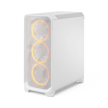 Fractal Design Meshify 3 | White RGB TG Clear Tint | Mid-Tower | Power supply included No | ATX