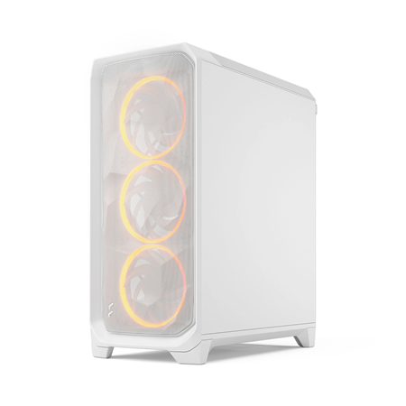 Fractal Design Meshify 3 | White RGB TG Clear Tint | Mid-Tower | Power supply included No | ATX