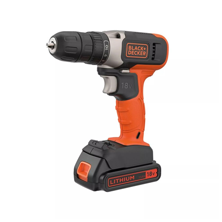 BLACK & DECKER | Cordless Drill Driver | BCD001C2-QW | 18 V | 2x1.5 Ah | Lithium