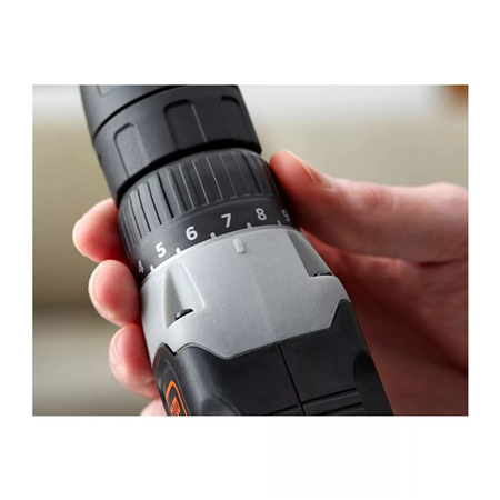 BLACK & DECKER | Cordless Drill Driver | BCD001C2-QW | 18 V | 2x1.5 Ah | Lithium