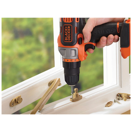 BLACK & DECKER | Cordless Multievo Drill Driver | MT218K-QW | 18 V | 1.5 Ah | Lithium