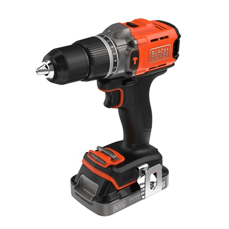 BLACK & DECKER | Cordless Drill Driver | BCD383D1XK-QW | 18 V | 2.0 Ah | Lithium