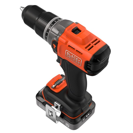 BLACK & DECKER | Cordless Drill Driver | BCD383D1XK-QW | 18 V | 2.0 Ah | Lithium