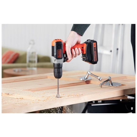 BLACK & DECKER | Cordless Drill Driver | BCD001C1-QW | 18 V | 1.5 Ah | Lithium