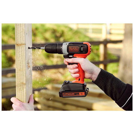 BLACK & DECKER | Cordless Drill Driver | BCD001C1-QW | 18 V | 1.5 Ah | Lithium