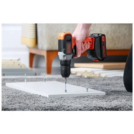 BLACK & DECKER | Cordless Drill Driver | BCD001C1-QW | 18 V | 1.5 Ah | Lithium