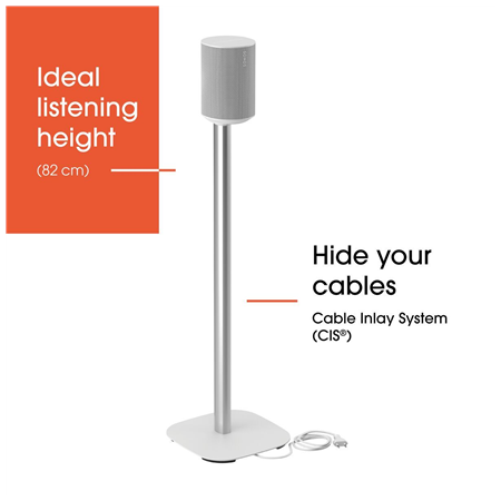 Vogels Floor stand | SFS 4113 Sonos speaker stand for Era 100 | Maximum weight (capacity) 2 kg | White