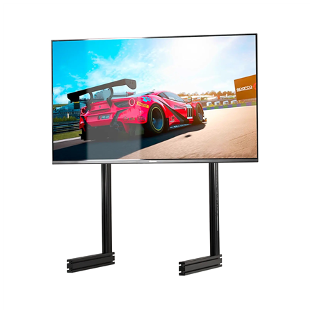 Next Level Racing Floor stand | ELITE Free Standing Single Monitor Stand | Vertical adjustment | 65 " | Black