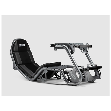 Next Level Racing | Steel | Racing Simulator Cockpit | F-GT Pro Formula and GT Grey Edition | Grey