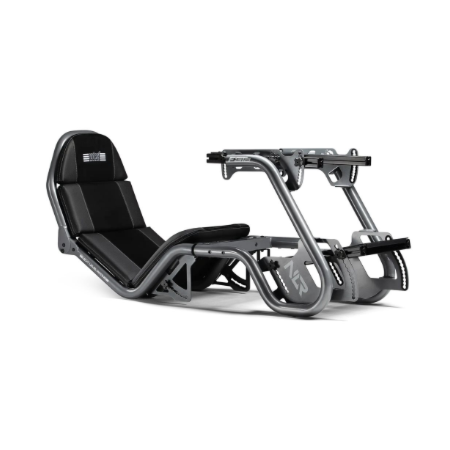 Next Level Racing | Steel | Racing Simulator Cockpit | F-GT Pro Formula and GT Grey Edition | Grey
