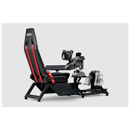 Next Level Racing | Flight Simulator Cockpit | Black and Red