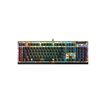 Razer | BlackWidow V4 X | Mechanical Gaming Keyboard | Wired | US | Chroma RGB | Pokémon Edition | Green Mechanical Switches