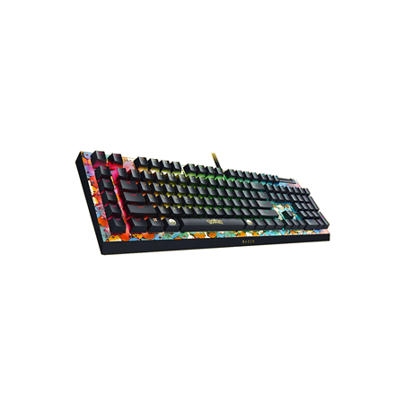 Razer | BlackWidow V4 X | Mechanical Gaming Keyboard | Wired | US | Chroma RGB | Pokémon Edition | Green Mechanical Switches