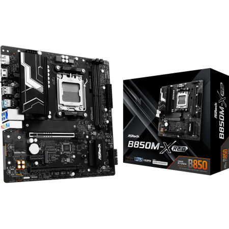 ASRock AMD B850 Micro-ATX pagrindinė plokštė su DDR5 atmintimi