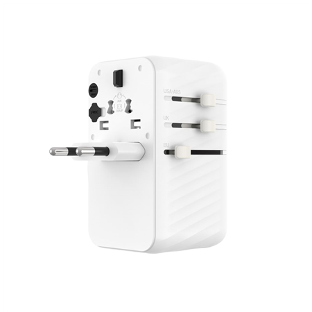 Fixed | Voyager 85W travel adapter for EU, UK and USA/AUS, with 4xUSB-C and 1xUSB output | Adapter