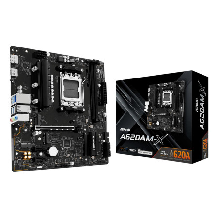 ASRock A620A Micro-ATX pagrindinė plokštė su DDR5 atmintimi ir M.2