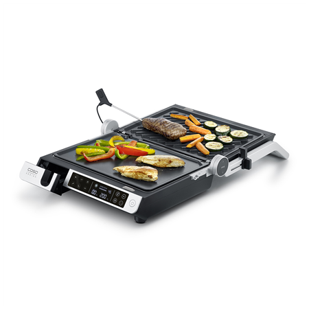 Caso Double Contact Grill with Thermocontrol | SteakMaster Pro | Contact grill | 2000 W | Stainless Steel/Black