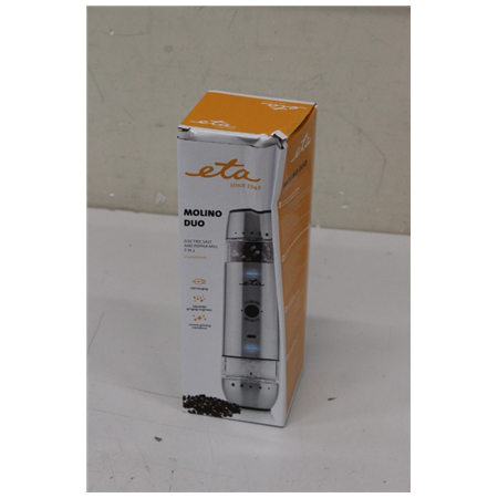 SALE OUT. SALE OUT. ETA | Spice grinder | ETA192890000 | Grinder | Housing material Stainless steel | DAMAGED PACKAGING