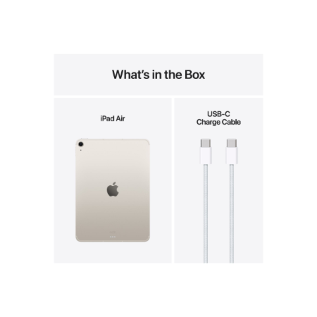Apple | iPad Air Wi-Fi + Cellular | 11 " | Starlight | IPS | 2360 x 1640 pixels | Apple M3 | 8 GB | 512 GB | 3G | 4G | 5G | Wi-F