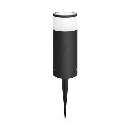 Philips Hue WCA Calla Outdoor Bollard, Black | 8 W | 2000-6500 Hue White Colour Ambiance