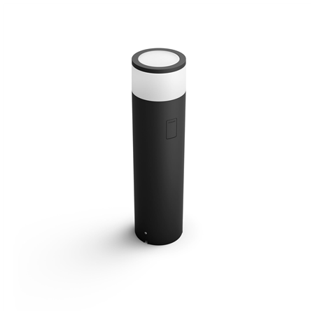 Philips Hue WCA Calla Outdoor Large Bollard, Black | 8 W | 2000-6500 Hue White Colour Ambiance