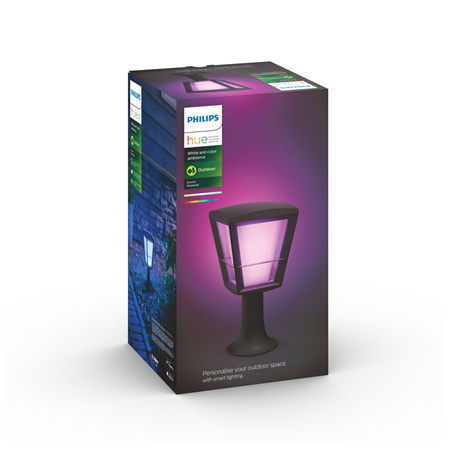 Philips Hue WCA Econic Outdoor Pedestal Lantern | 15 W | 2000-6500 Hue White Colour Ambiance