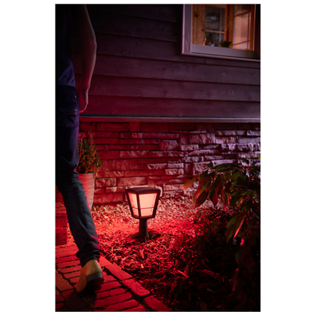 Philips Hue WCA Econic Outdoor Pedestal Lantern | 15 W | 2000-6500 Hue White Colour Ambiance