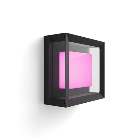 Philips Hue WCA Econic Outdoor Square Wall Lantern | 15 W | 2000-6500 Hue White Colour Ambiance