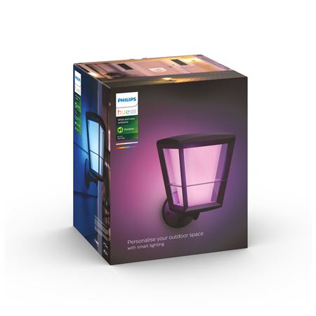 Philips Hue WCA Econic Outdoor Wall Lantern Up | 15 W | 2000-6500 Hue White Colour Ambiance