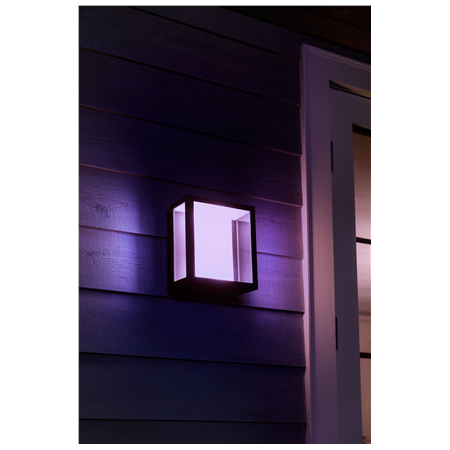 Philips Hue WCA Impress Outdoor Wall Large Lantern | 8 W | 2000-6500 Hue White Colour Ambiance