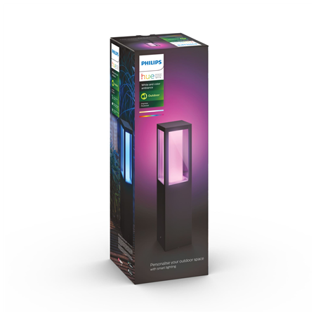 Philips Hue WCA Impress Outdoor Pedestal Lantern | 8 W | 2000-6500 Hue White Colour Ambiance