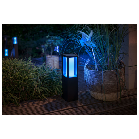 Philips Hue WCA Impress Outdoor Pedestal Lantern | 8 W | 2000-6500 Hue White Colour Ambiance