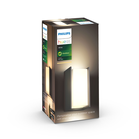 Philips Hue Turaco Outdoor Wall Lantern | E27 | 9 W | Warm white