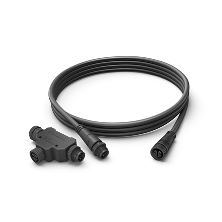 Philips Hue Outdoor 24V Cable Extension and T-connector, 2.5m