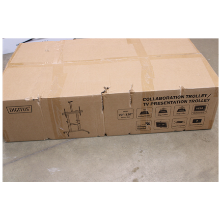 SALE OUT. DIGITUS TV Cart, 70-120" 140 kg max., Black | Digitus | Other | 70-120 " | Maximum weight (capacity) 140 kg | DAMAGED