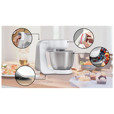 Bosch | Kitchen Machine | MUM58200 | 1000 W | Number of speeds 7 | Bowl capacity 3.9 L | White