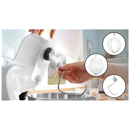 Bosch | Kitchen Machine | MUM58200 | 1000 W | Number of speeds 7 | Bowl capacity 3.9 L | White