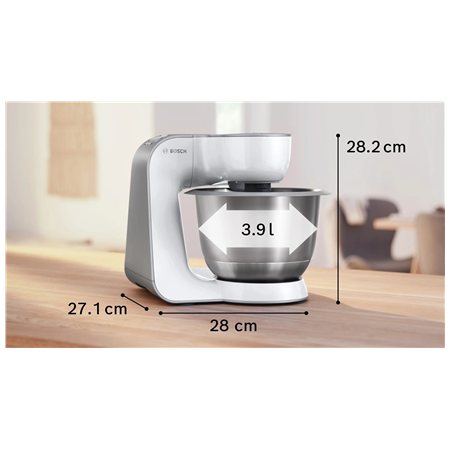 Bosch | Kitchen Machine | MUM58200 | 1000 W | Number of speeds 7 | Bowl capacity 3.9 L | White