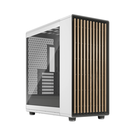 Fractal Design Computer Case | North XL | Chalk White TG Clear | ATX | Power supply included No