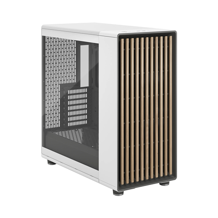 Fractal Design Computer Case | North XL | Chalk White TG Clear | ATX | Power supply included No
