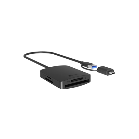 Raidsonic 4-in-1 Card Reader with USB 3.2 Gen 1 Type-A + Type-C | IB-CR302-CU3