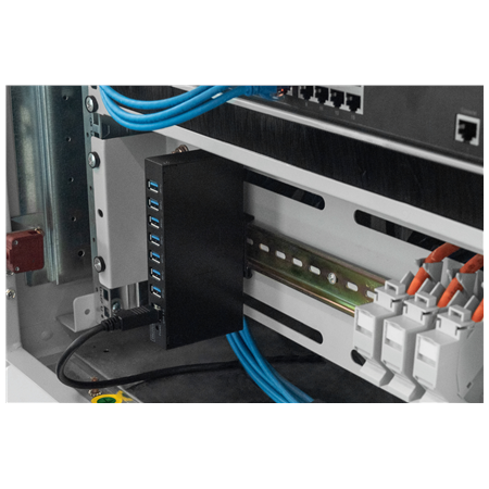 Digitus | USB 3.0 Hub 7-Port, Industrial Line | DA-70258-1