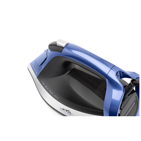 ETA Steam Iron | ETA227690000 Chloe | Steam Iron | 2600 W | Water tank capacity 350 ml | Continuous steam 40 g/min | Silver/Blue