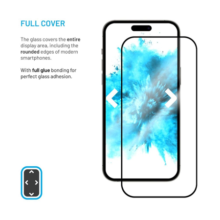 Fixed Screen protector | Xiaomi | 15 | Tempered glass | Black | Full Cover 2.5D