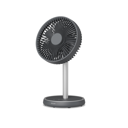 Duux Fan | Rize Flex | Stand Fan | Grey | Diameter 21 cm | Number of speeds 4 | Oscillation | 10 W