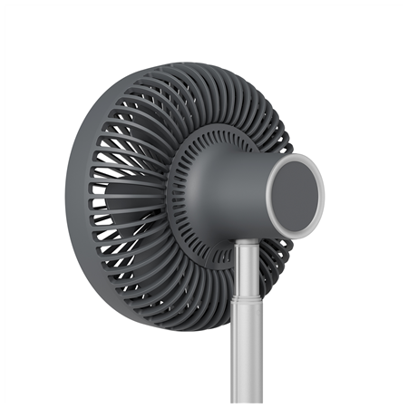 Duux Fan | Rize Flex | Stand Fan | Grey | Diameter 21 cm | Number of speeds 4 | Oscillation | 10 W