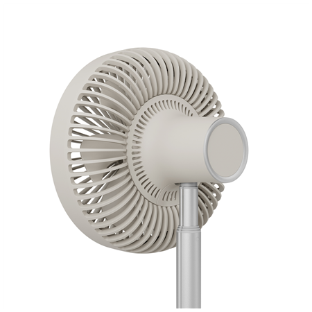 Duux Fan | Rize Flex | Stand Fan | Greige | Diameter 21 cm | Number of speeds 4 | Oscillation | 10 W
