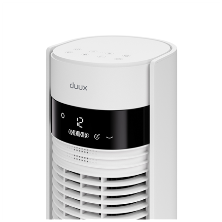 Duux Fan | Elevate | Tower Fan | White | Diameter 29 cm | Number of speeds 12 | Oscillation | 4-40 W