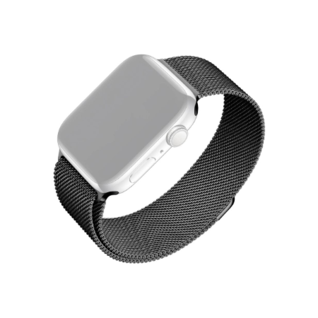 Fixed | Mesh Strap for Apple Watch 42/44/45/46/49mm | 42 mm, 44 mm, 45 mm, 46 mm, 49 mm | Black